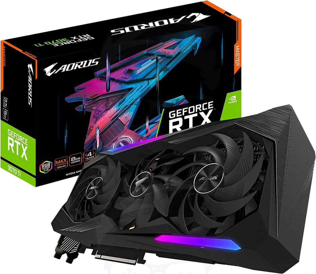 GIGABYTE AORUS GeForce RTX 3070 Ti Master 8G Graphics Card GIGABYTE AORUS GeForce RTX 3070 Ti Master 8G Graphics Card